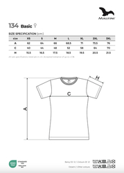 Dámské tričko MALFINI BASIC