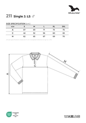 Polokošile MALFINI SINGLE J. LS