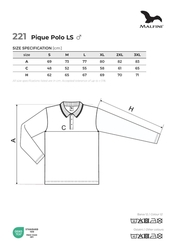 Polokošile MALFINI PIQUE POLO LS