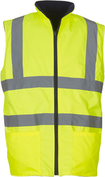 Hi-Vis Oboustranná Fleecová Vesta Yoko HV 008F