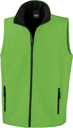Pánská 2-vrstvá softshell vesta "Printable" Result Recyled R 232M