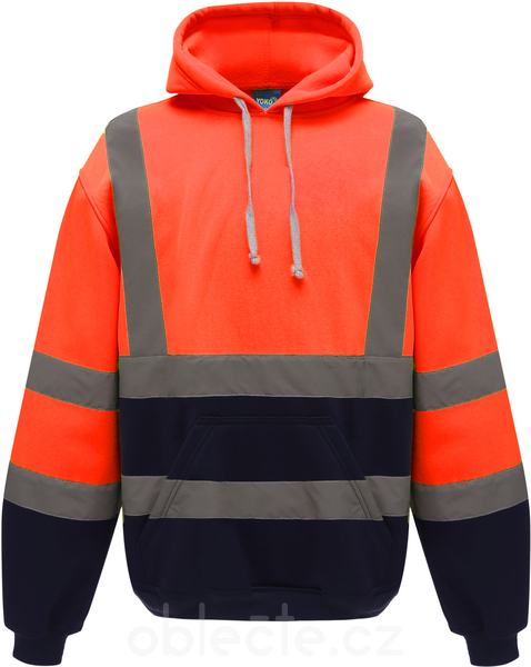 Hi-Vis mikina s kapucí