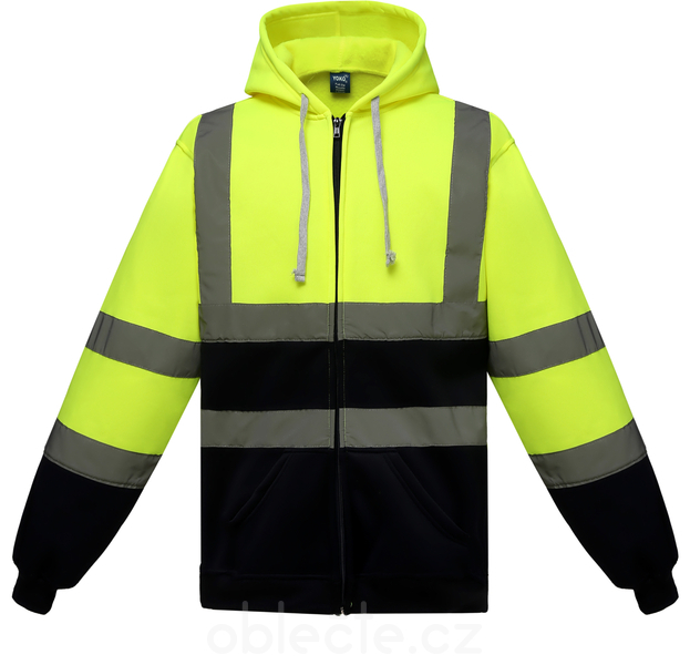 Hi-Vis mikina s kapucí