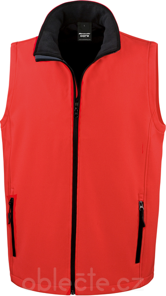 Pánská 2-vrstvá softshell vesta 